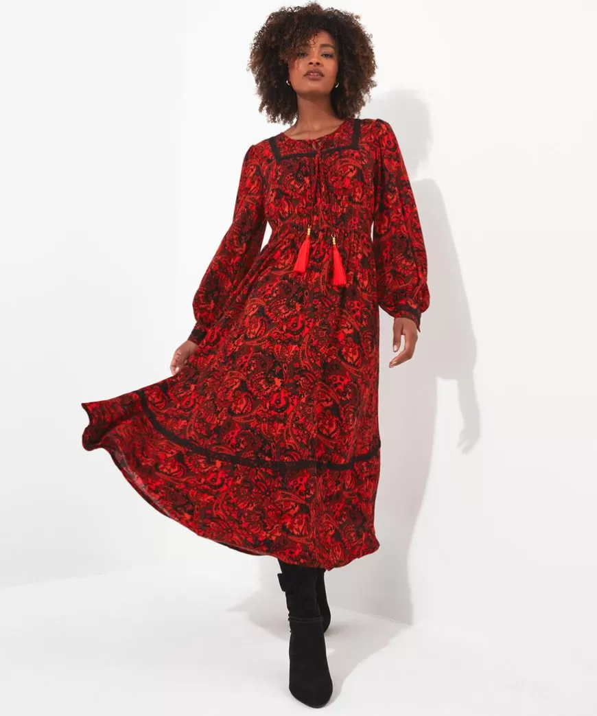 Dresses<Joe Browns Autumn Vibes Paisley Dress