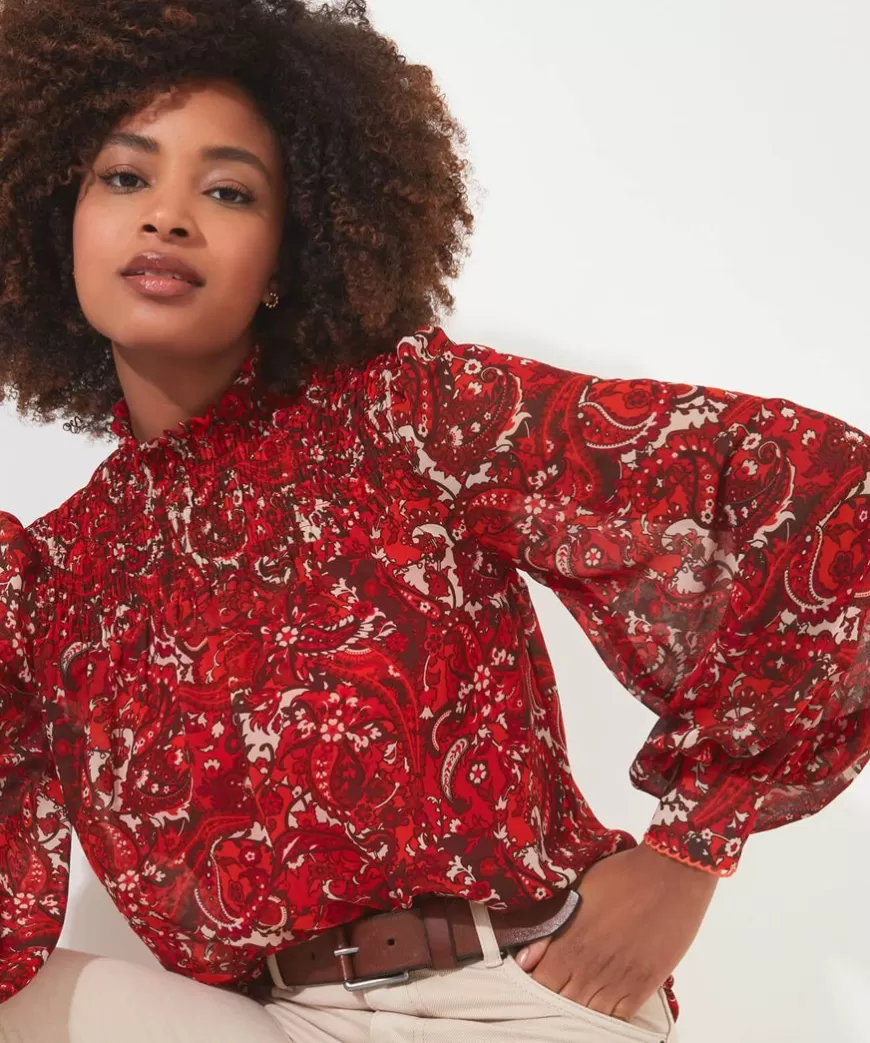 Tops& Tunics & Shirts<Joe Browns Autumn Vibes Paisley Top