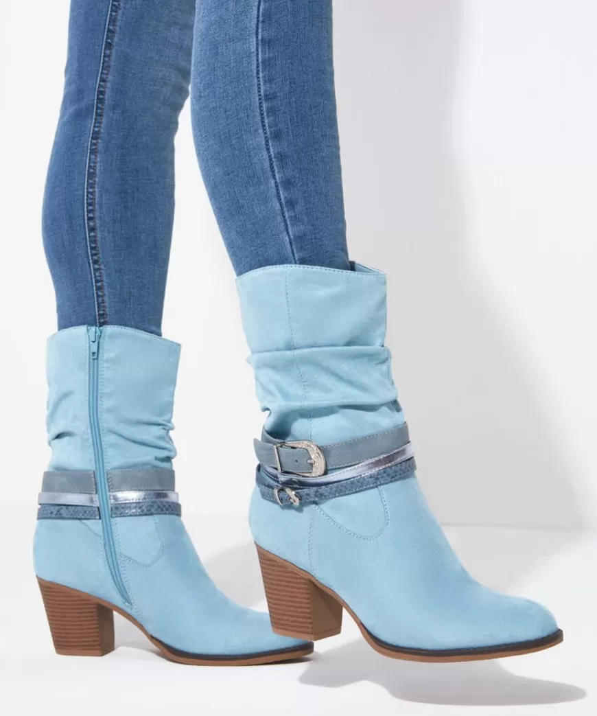 Boots & Shoes<Joe Browns Bayou Blue Slouchy Boots