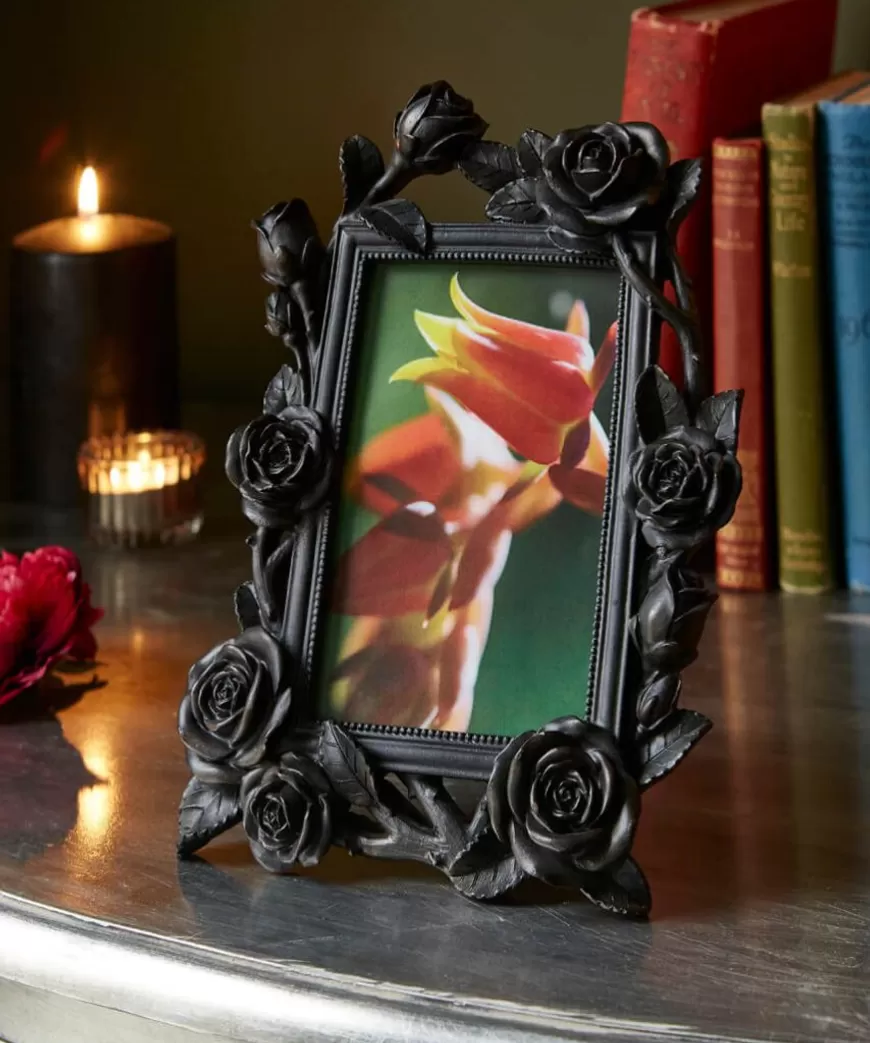 Home Accessories<Joe Browns Black Rose Photo Frame