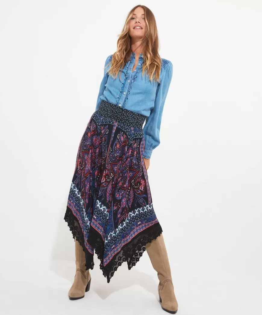 Skirts<Joe Browns Boho Babe Hanky Hem Skirt