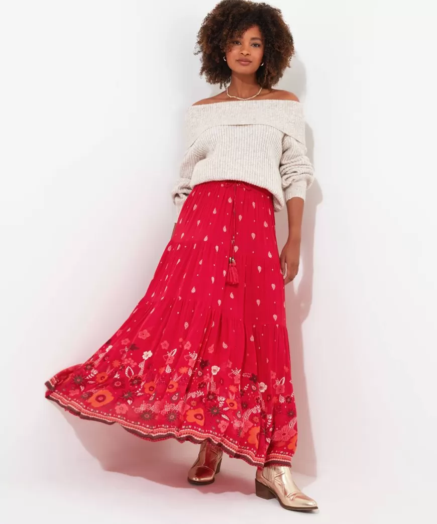 Skirts<Joe Browns Border Print Skirt