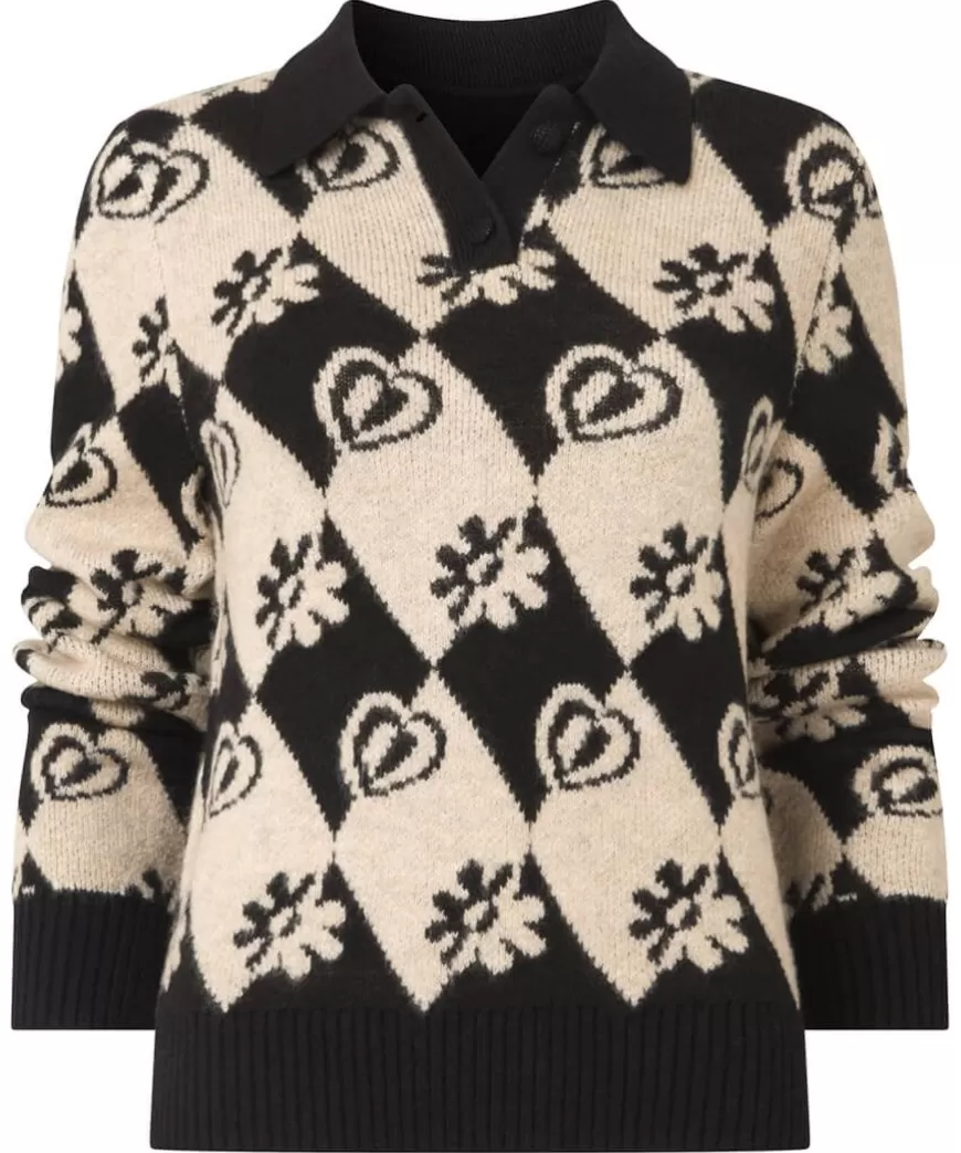 Knitwear & Cardigans<Joe Browns Check Mate Collared Jumper