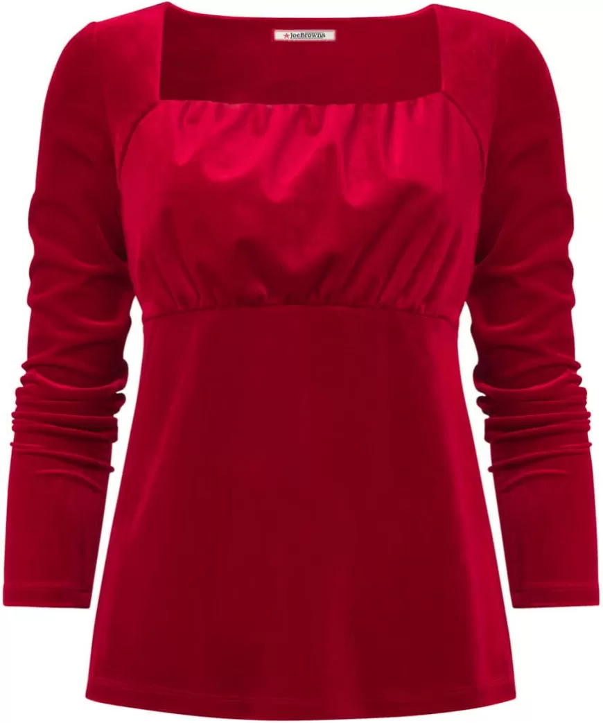 Tops& Tunics & Shirts<Joe Browns Christa Velour Top