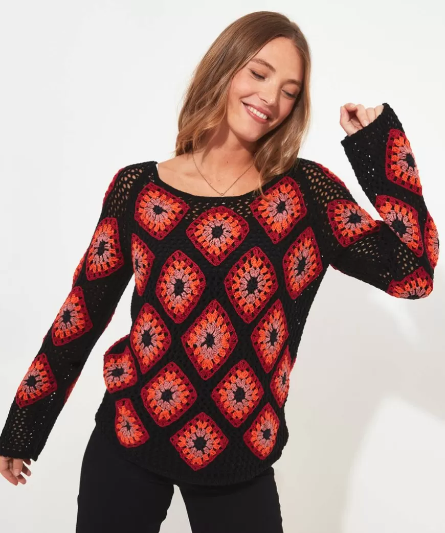 Knitwear & Cardigans<Joe Browns Crochet Jumper