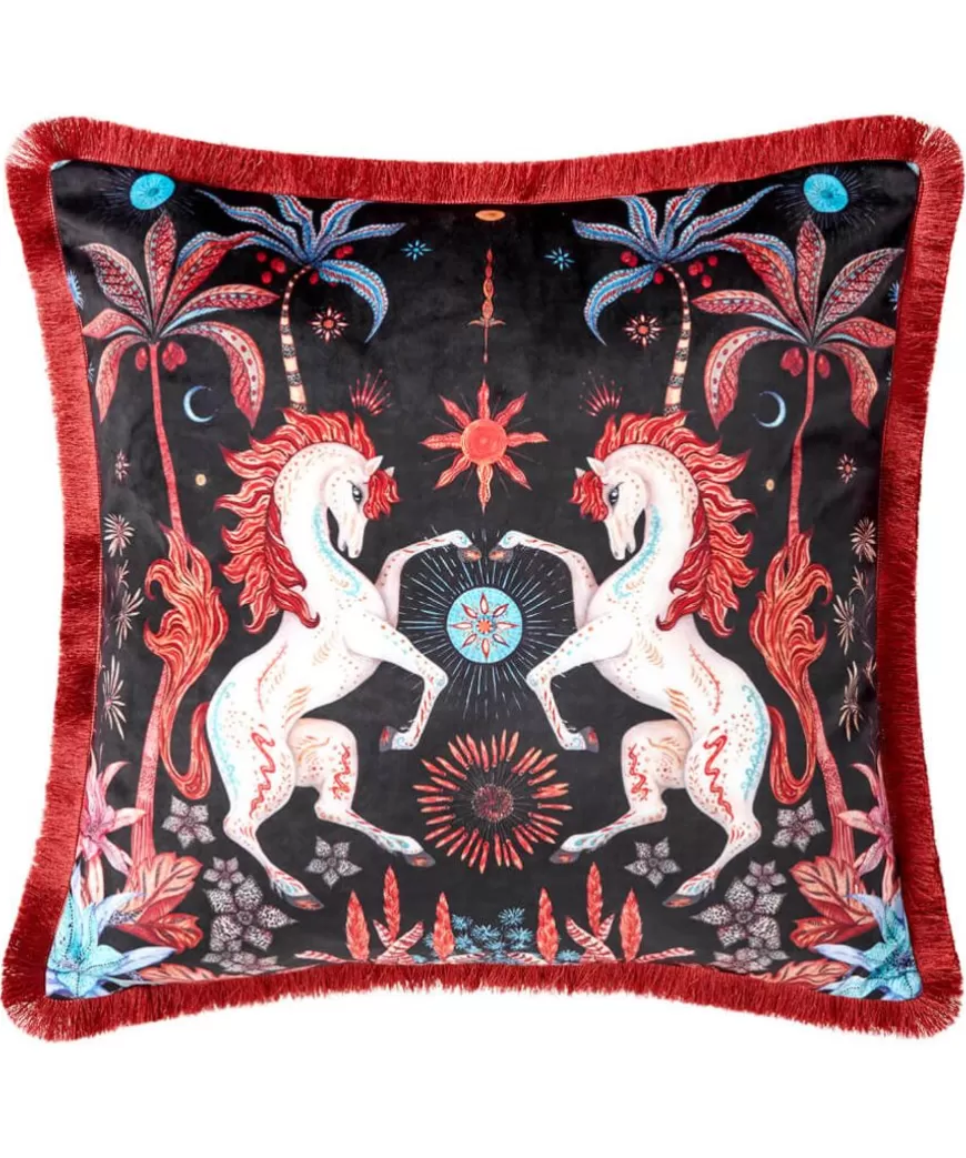 Cosy This Christmas<Joe Browns Hypnotic Horses Reversible Cushion