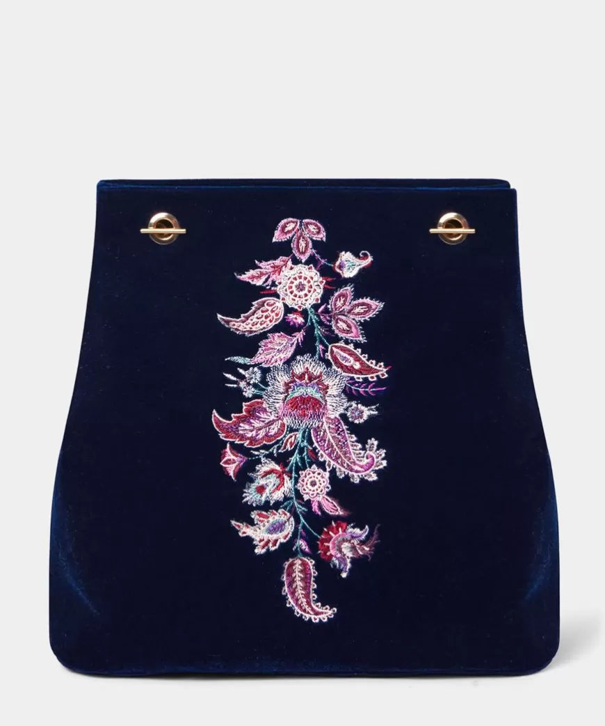 Handbags & Purses<Joe Browns Opulence Embroidered Velvet Bag