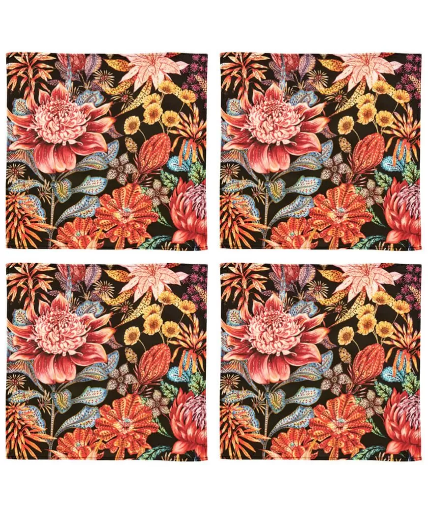 Tableware & Dining<Joe Browns Pack Of 4 Fantastically Floral Cotton Napkins