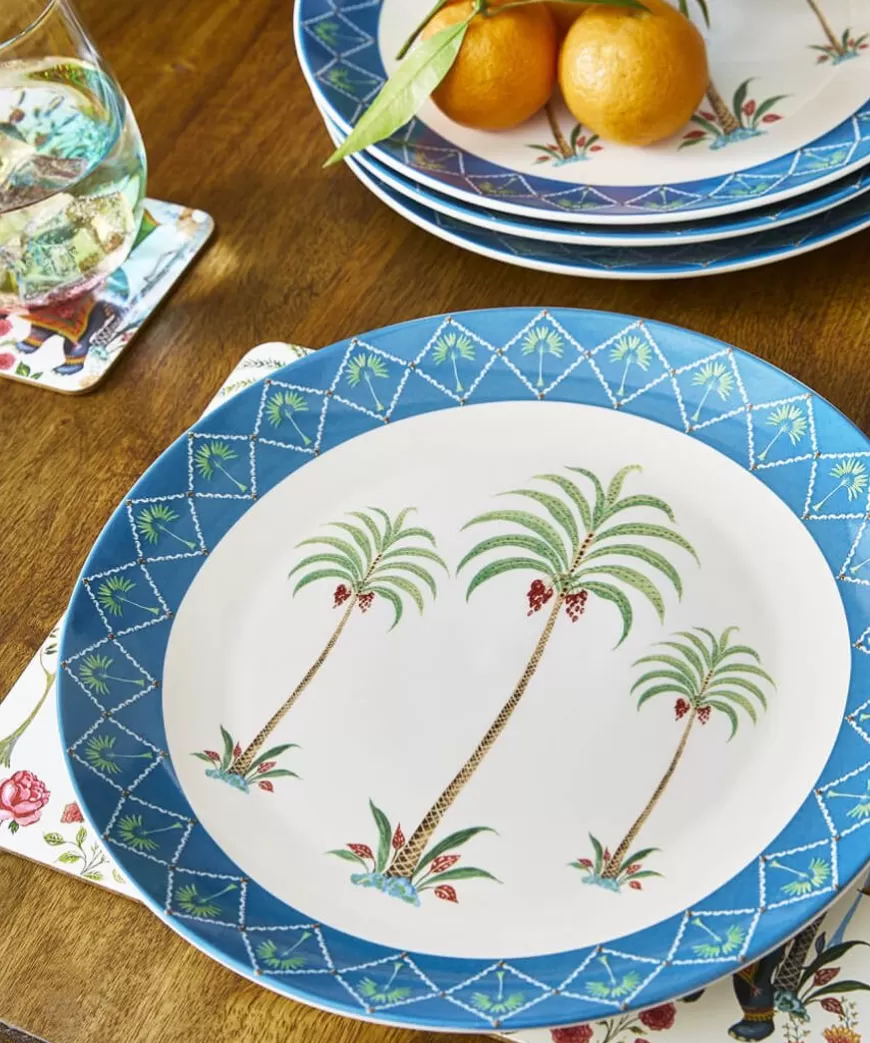 Nature Decor<Joe Browns Perfect Palm Set Of 4 Dinner Plates