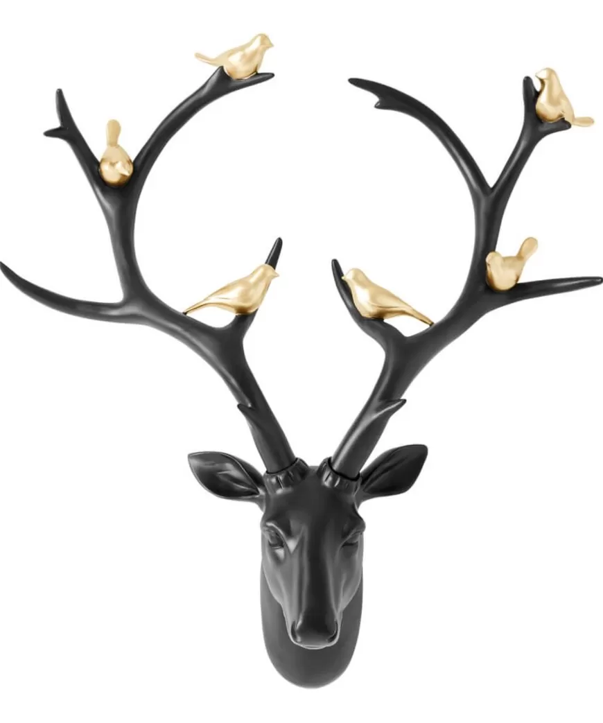 Home Accessories<Joe Browns Rebel Deer Head With Gold Birds