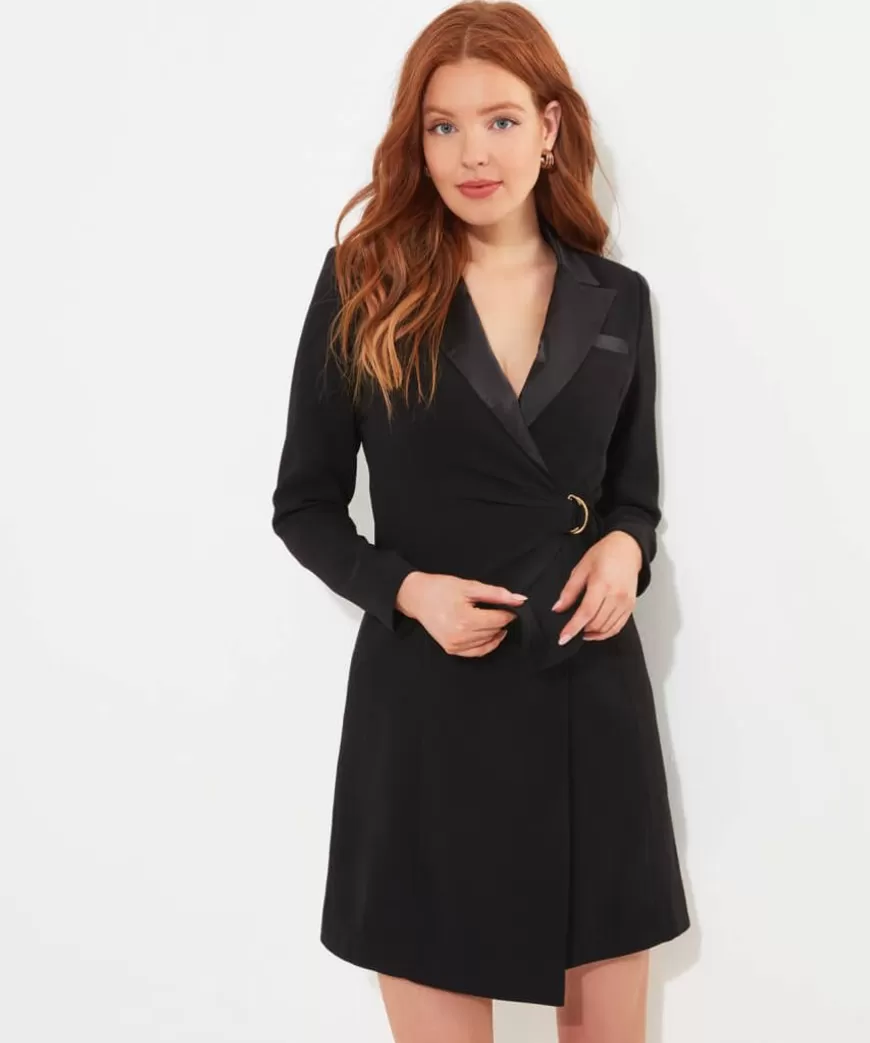 Dresses<Joe Browns Sexy Tuxedo Wrap Dress